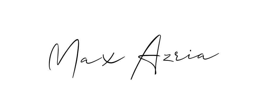 Design your own signature with our free online signature maker. With this signature software, you can create a handwritten (Allison_Script) signature for name Max Azria. Max Azria signature style 2 images and pictures png