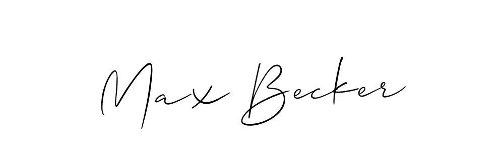 Best and Professional Signature Style for Max Becker. Allison_Script Best Signature Style Collection. Max Becker signature style 2 images and pictures png