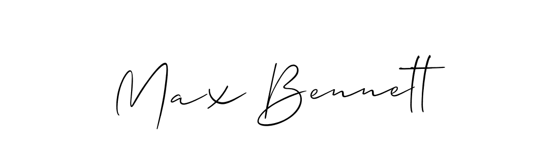 if you are searching for the best signature style for your name Max Bennett. so please give up your signature search. here we have designed multiple signature styles  using Allison_Script. Max Bennett signature style 2 images and pictures png