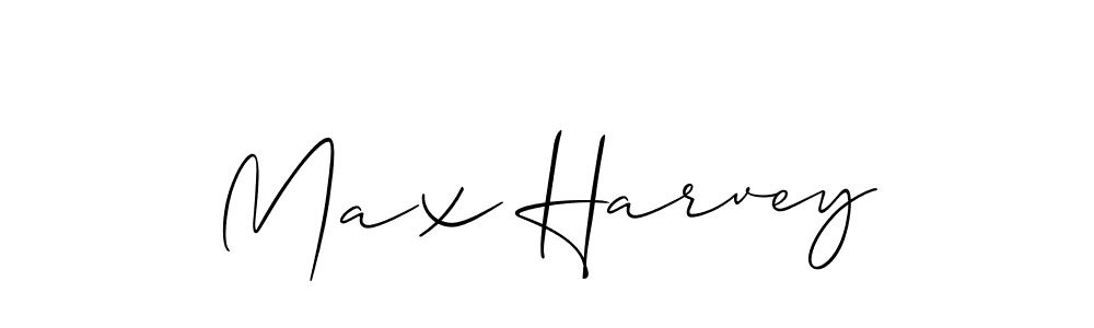 Make a beautiful signature design for name Max Harvey. With this signature (Allison_Script) style, you can create a handwritten signature for free. Max Harvey signature style 2 images and pictures png