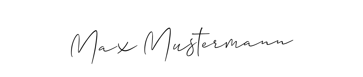 Also we have Max Mustermann name is the best signature style. Create professional handwritten signature collection using Allison_Script autograph style. Max Mustermann signature style 2 images and pictures png