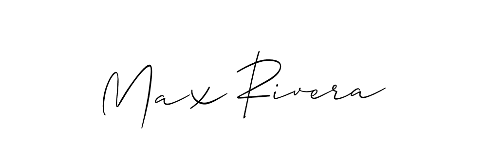 if you are searching for the best signature style for your name Max Rivera. so please give up your signature search. here we have designed multiple signature styles  using Allison_Script. Max Rivera signature style 2 images and pictures png