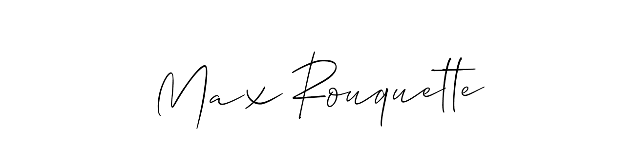 Best and Professional Signature Style for Max Rouquette. Allison_Script Best Signature Style Collection. Max Rouquette signature style 2 images and pictures png