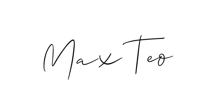 Make a beautiful signature design for name Max Teo. Use this online signature maker to create a handwritten signature for free. Max Teo signature style 2 images and pictures png