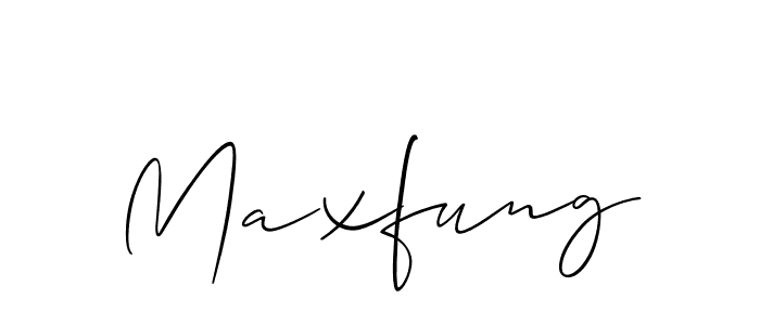 The best way (Allison_Script) to make a short signature is to pick only two or three words in your name. The name Maxfung include a total of six letters. For converting this name. Maxfung signature style 2 images and pictures png