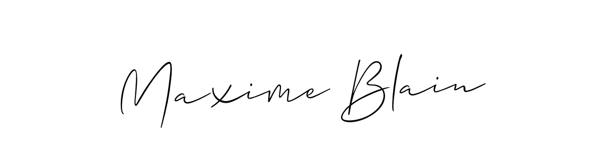 Check out images of Autograph of Maxime Blain name. Actor Maxime Blain Signature Style. Allison_Script is a professional sign style online. Maxime Blain signature style 2 images and pictures png