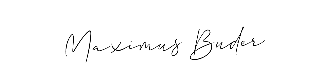 The best way (Allison_Script) to make a short signature is to pick only two or three words in your name. The name Maximus Buder include a total of six letters. For converting this name. Maximus Buder signature style 2 images and pictures png