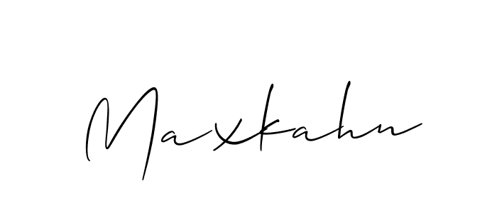 You should practise on your own different ways (Allison_Script) to write your name (Maxkahn) in signature. don't let someone else do it for you. Maxkahn signature style 2 images and pictures png