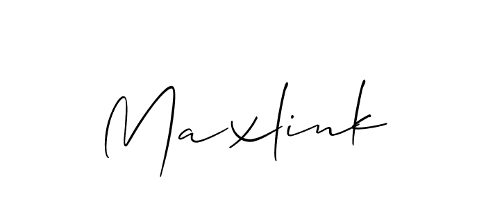 Make a beautiful signature design for name Maxlink. With this signature (Allison_Script) style, you can create a handwritten signature for free. Maxlink signature style 2 images and pictures png