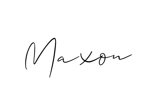 Also we have Maxon name is the best signature style. Create professional handwritten signature collection using Allison_Script autograph style. Maxon signature style 2 images and pictures png