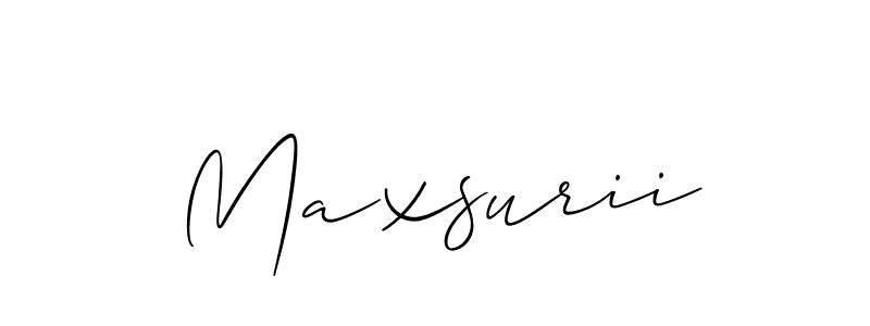 You can use this online signature creator to create a handwritten signature for the name Maxsurii. This is the best online autograph maker. Maxsurii signature style 2 images and pictures png