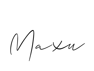 Once you've used our free online signature maker to create your best signature Allison_Script style, it's time to enjoy all of the benefits that Maxu name signing documents. Maxu signature style 2 images and pictures png