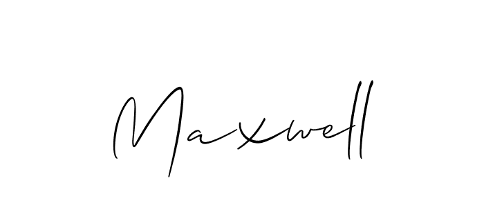 How to make Maxwell signature? Allison_Script is a professional autograph style. Create handwritten signature for Maxwell name. Maxwell signature style 2 images and pictures png