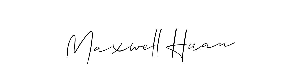 You should practise on your own different ways (Allison_Script) to write your name (Maxwell Huan) in signature. don't let someone else do it for you. Maxwell Huan signature style 2 images and pictures png