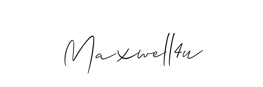 Similarly Allison_Script is the best handwritten signature design. Signature creator online .You can use it as an online autograph creator for name Maxwell4u. Maxwell4u signature style 2 images and pictures png