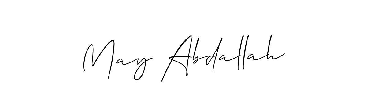 Once you've used our free online signature maker to create your best signature Allison_Script style, it's time to enjoy all of the benefits that May Abdallah name signing documents. May Abdallah signature style 2 images and pictures png