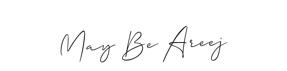 Make a beautiful signature design for name May Be Areej. Use this online signature maker to create a handwritten signature for free. May Be Areej signature style 2 images and pictures png