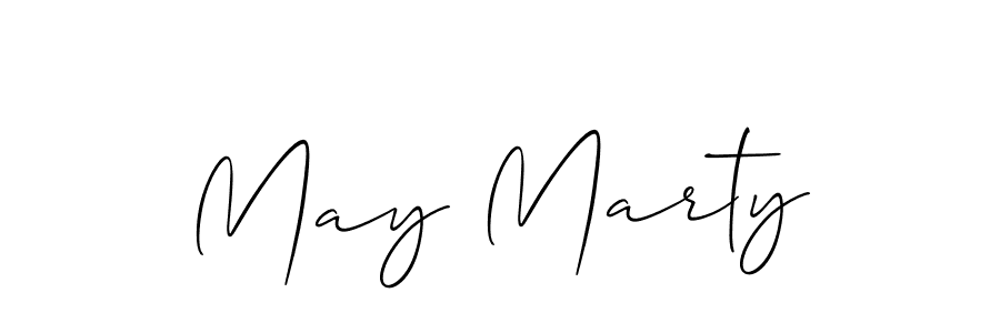 Similarly Allison_Script is the best handwritten signature design. Signature creator online .You can use it as an online autograph creator for name May Marty. May Marty signature style 2 images and pictures png