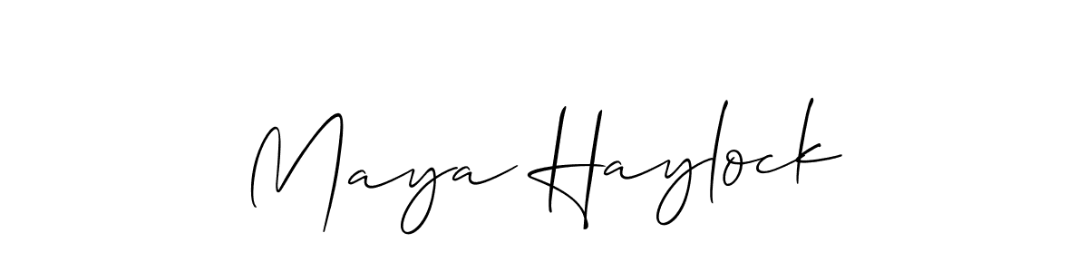 Also we have Maya Haylock name is the best signature style. Create professional handwritten signature collection using Allison_Script autograph style. Maya Haylock signature style 2 images and pictures png