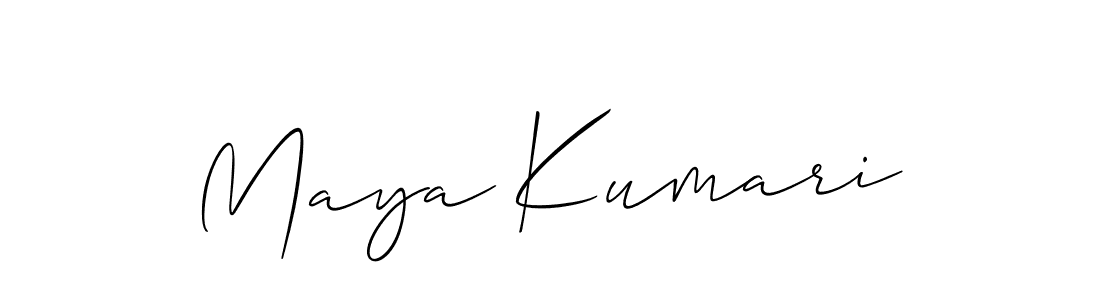 Make a beautiful signature design for name Maya Kumari. Use this online signature maker to create a handwritten signature for free. Maya Kumari signature style 2 images and pictures png