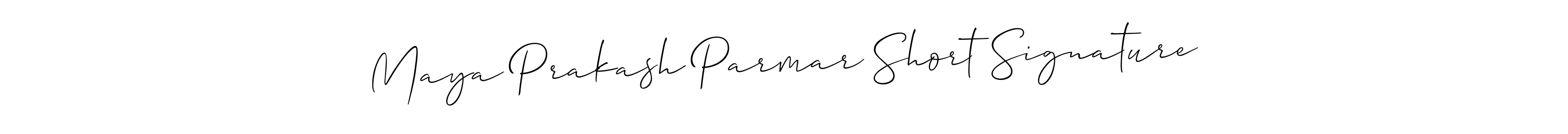 Make a beautiful signature design for name Maya Prakash Parmar Short Signature. Use this online signature maker to create a handwritten signature for free. Maya Prakash Parmar Short Signature signature style 2 images and pictures png