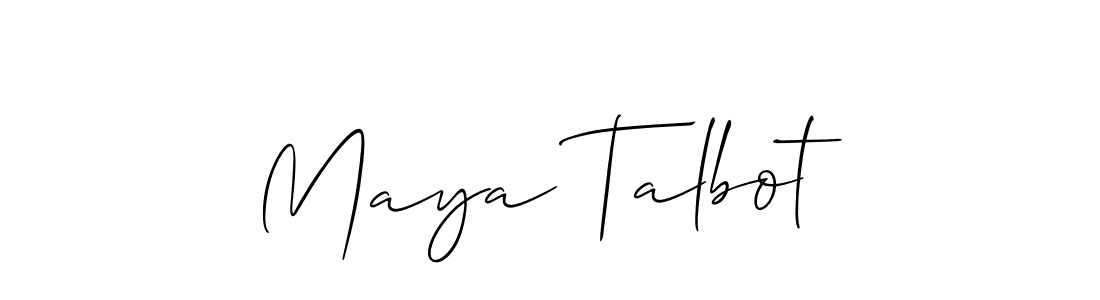 See photos of Maya Talbot official signature by Spectra . Check more albums & portfolios. Read reviews & check more about Allison_Script font. Maya Talbot signature style 2 images and pictures png