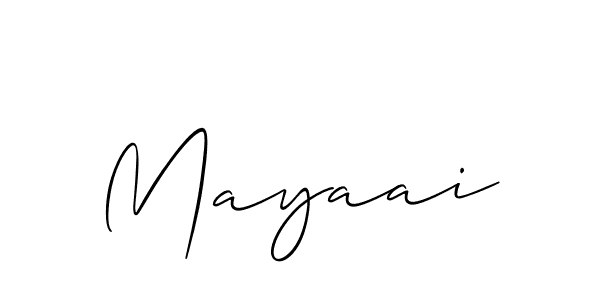 Best and Professional Signature Style for Mayaai. Allison_Script Best Signature Style Collection. Mayaai signature style 2 images and pictures png