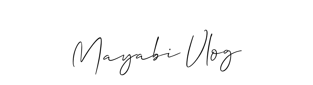 Here are the top 10 professional signature styles for the name Mayabi Vlog. These are the best autograph styles you can use for your name. Mayabi Vlog signature style 2 images and pictures png