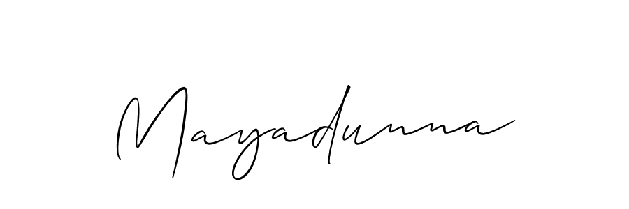 Best and Professional Signature Style for Mayadunna. Allison_Script Best Signature Style Collection. Mayadunna signature style 2 images and pictures png