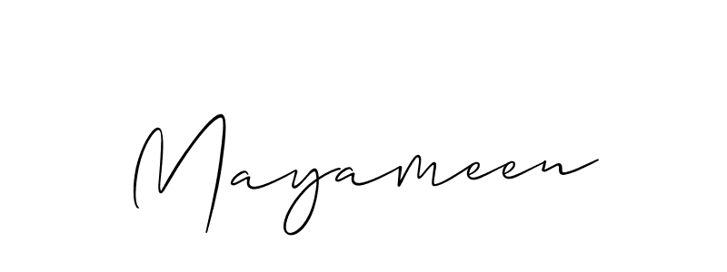 Make a beautiful signature design for name Mayameen. Use this online signature maker to create a handwritten signature for free. Mayameen signature style 2 images and pictures png