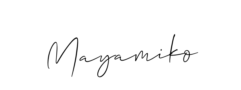 Best and Professional Signature Style for Mayamiko. Allison_Script Best Signature Style Collection. Mayamiko signature style 2 images and pictures png