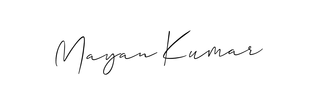 if you are searching for the best signature style for your name Mayan Kumar. so please give up your signature search. here we have designed multiple signature styles  using Allison_Script. Mayan Kumar signature style 2 images and pictures png