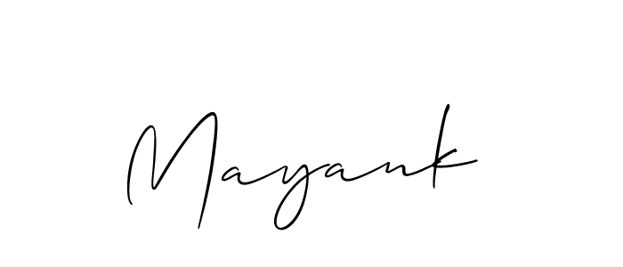 Allison_Script is a professional signature style that is perfect for those who want to add a touch of class to their signature. It is also a great choice for those who want to make their signature more unique. Get Mayank  name to fancy signature for free. Mayank  signature style 2 images and pictures png