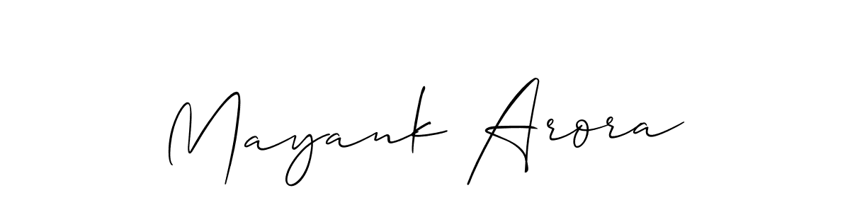 Make a beautiful signature design for name Mayank Arora. Use this online signature maker to create a handwritten signature for free. Mayank Arora signature style 2 images and pictures png