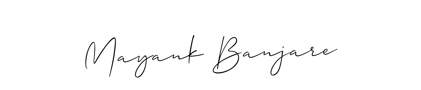 How to Draw Mayank Banjare signature style? Allison_Script is a latest design signature styles for name Mayank Banjare. Mayank Banjare signature style 2 images and pictures png