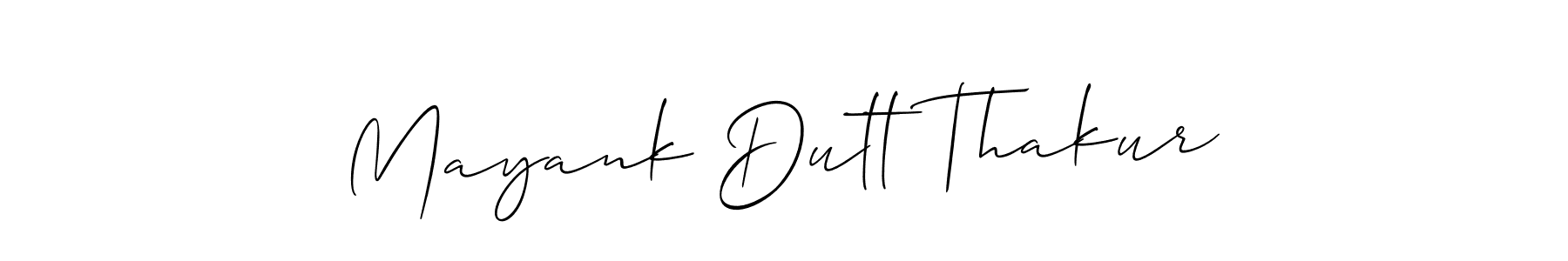 This is the best signature style for the Mayank Dutt Thakur name. Also you like these signature font (Allison_Script). Mix name signature. Mayank Dutt Thakur signature style 2 images and pictures png