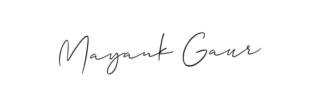 Once you've used our free online signature maker to create your best signature Allison_Script style, it's time to enjoy all of the benefits that Mayank Gaur name signing documents. Mayank Gaur signature style 2 images and pictures png