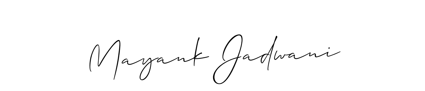 Here are the top 10 professional signature styles for the name Mayank Jadwani. These are the best autograph styles you can use for your name. Mayank Jadwani signature style 2 images and pictures png