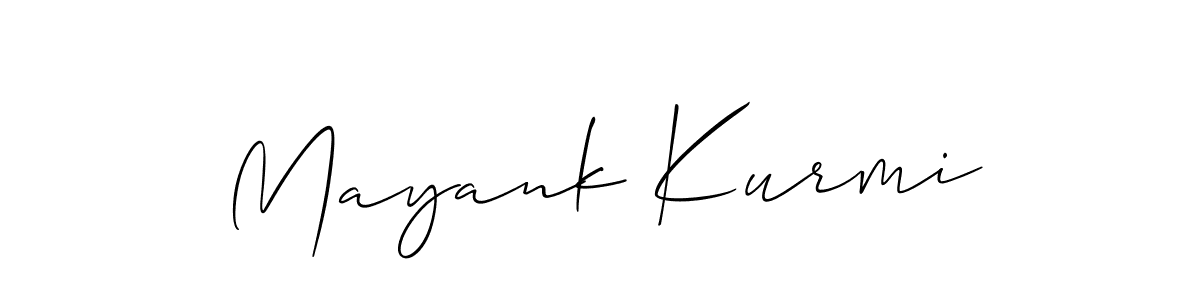 Also You can easily find your signature by using the search form. We will create Mayank Kurmi name handwritten signature images for you free of cost using Allison_Script sign style. Mayank Kurmi signature style 2 images and pictures png