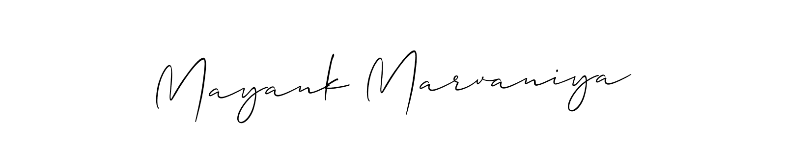 Once you've used our free online signature maker to create your best signature Allison_Script style, it's time to enjoy all of the benefits that Mayank Marvaniya name signing documents. Mayank Marvaniya signature style 2 images and pictures png
