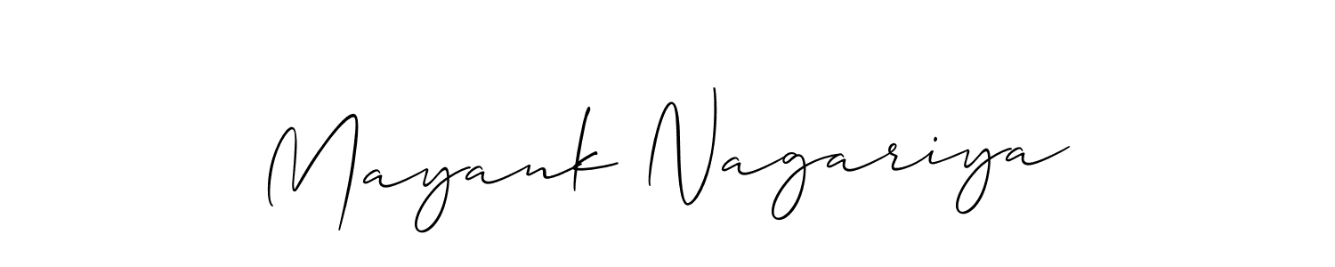 Make a beautiful signature design for name Mayank Nagariya. Use this online signature maker to create a handwritten signature for free. Mayank Nagariya signature style 2 images and pictures png
