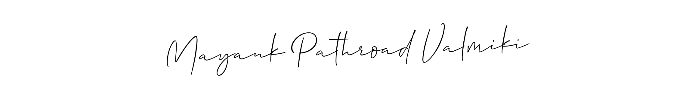 Here are the top 10 professional signature styles for the name Mayank Pathroad Valmiki. These are the best autograph styles you can use for your name. Mayank Pathroad Valmiki signature style 2 images and pictures png