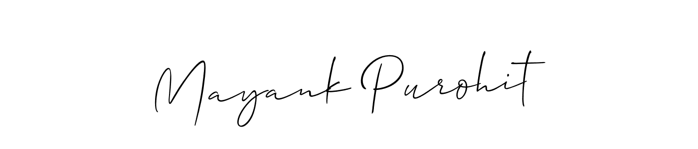 This is the best signature style for the Mayank Purohit name. Also you like these signature font (Allison_Script). Mix name signature. Mayank Purohit signature style 2 images and pictures png