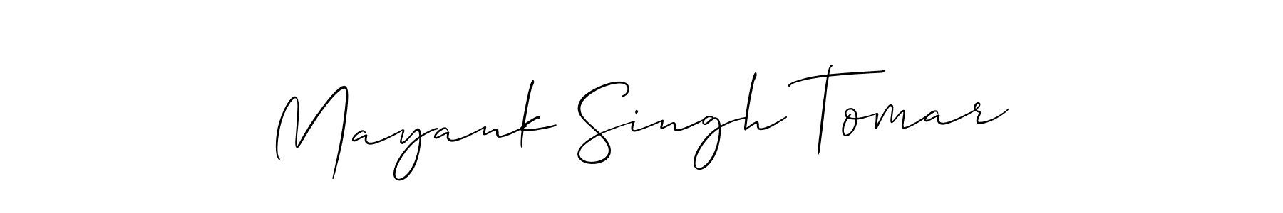 Best and Professional Signature Style for Mayank Singh Tomar. Allison_Script Best Signature Style Collection. Mayank Singh Tomar signature style 2 images and pictures png