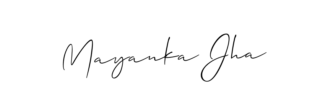 Make a beautiful signature design for name Mayanka Jha. Use this online signature maker to create a handwritten signature for free. Mayanka Jha signature style 2 images and pictures png