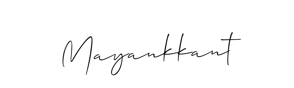 Mayankkant stylish signature style. Best Handwritten Sign (Allison_Script) for my name. Handwritten Signature Collection Ideas for my name Mayankkant. Mayankkant signature style 2 images and pictures png
