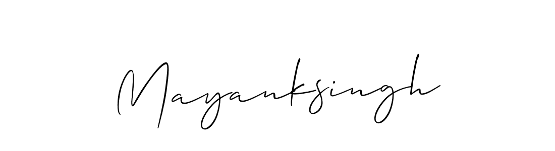 Make a beautiful signature design for name Mayanksingh. Use this online signature maker to create a handwritten signature for free. Mayanksingh signature style 2 images and pictures png