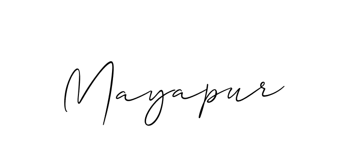 It looks lik you need a new signature style for name Mayapur. Design unique handwritten (Allison_Script) signature with our free signature maker in just a few clicks. Mayapur signature style 2 images and pictures png
