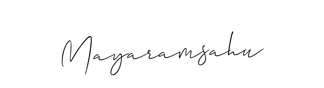 How to make Mayaramsahu name signature. Use Allison_Script style for creating short signs online. This is the latest handwritten sign. Mayaramsahu signature style 2 images and pictures png