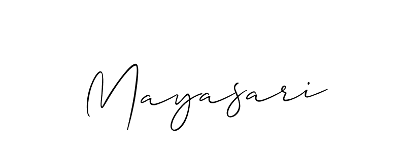You can use this online signature creator to create a handwritten signature for the name Mayasari. This is the best online autograph maker. Mayasari signature style 2 images and pictures png